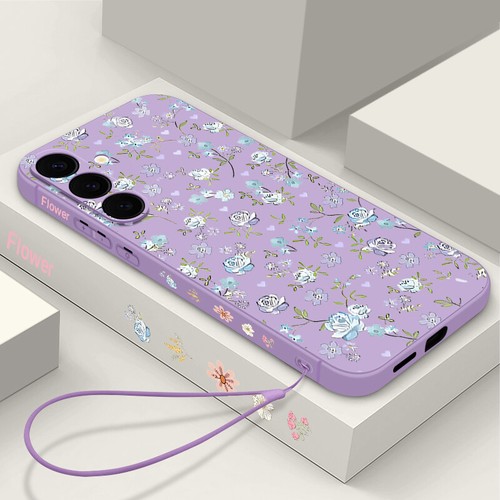 Etui Magnétique Pour Samsung S25 S24 S23 Ultra S22 S21 A35 A56 Flower Soft Cover - Picture 17 of 18