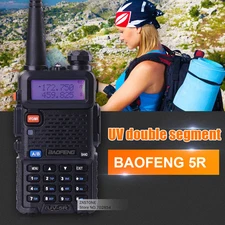 BaoFeng UV-5R 136-174/400-520 Dual-Band FM ham 2 way 5R radio Walkie Talkie