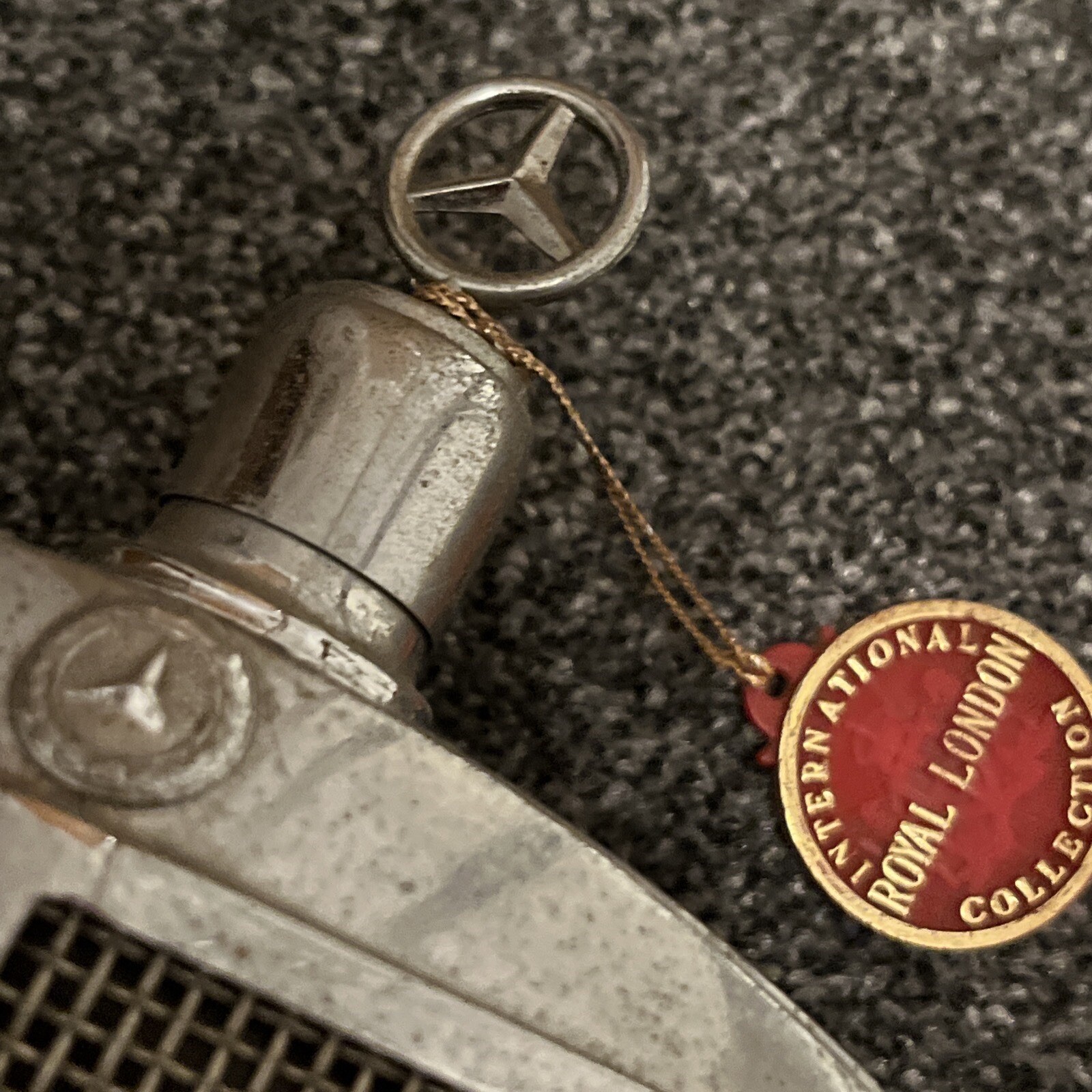 Rare Vintage 1960s Mercedes Benz Grille Classic Car Flask Music Box