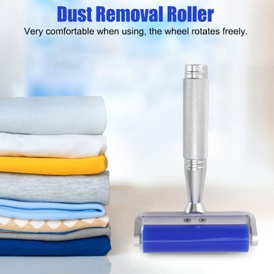 Blue Silicone Manual Roller Static Cleaner Tool Sticky Roller for Screen Film