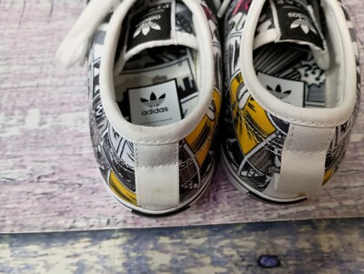 Adidas Originals Disney Pixar x Nizza Men's 10 Shoes White Black