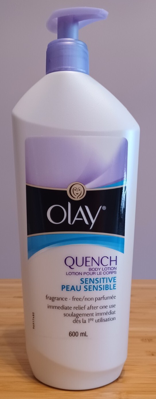 1x Olay Quench Sensitive Fragrance Free Body Lotion 600 ml P
