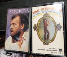 2 Cassette Tapes By Joe Cocker - Mad Dogs And Englishmen- Cocker vg