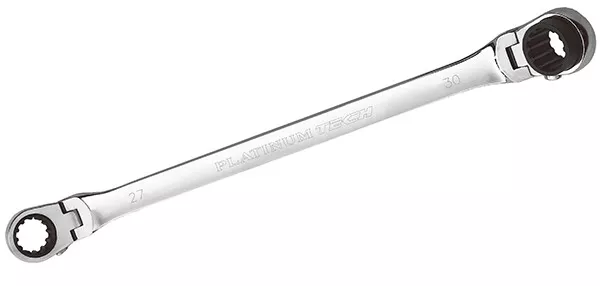 NEW Platinum XL Double Box 27mm x 30mm Reversible Ratcheting Spline Wrench 99655