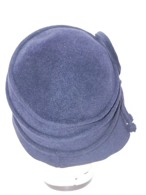 Diva 100% Rabbit Hair Cloche Hat Navy BLUE 22.5\