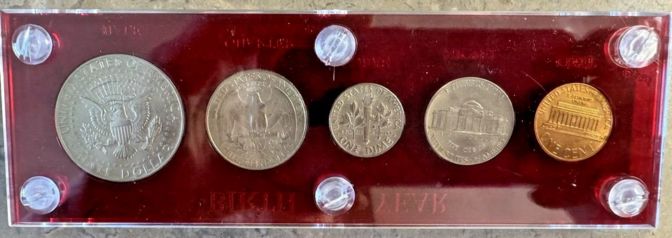 1979 Birth Year Set (5 coin) Uncirc in hard Capital Plastic holder - Image 2 of 2