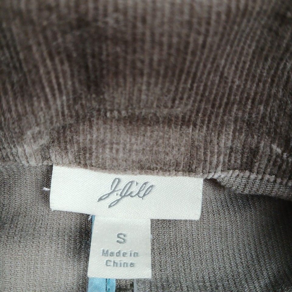 J Jill Jacket Womens Small Brown Corduroy Snap New eBay