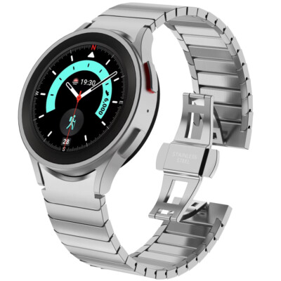 Gliederarmband für Samsung Galaxy Watch 4 5 6 7 Classic 42/46/43/47mm PRO 45mm