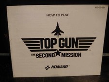 TOP GUN The Second Mission NES Nintendo Game Original 1989 Manual Booklet ONLY 