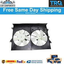 TRQ New Dual Radiator A/C Cooling Fan Assembly For 2005-2010 Scion tC