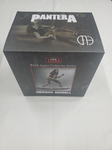 Statua Pantera Dimebag Darrell Rock Iconz 8" NUOVA CON SCATOLA MAI APERTA! - Foto 3 di 8