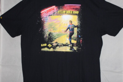 ELTON JOHN T shirt Farewell Tour 2022 - USA America Canada dates Yellow Brick Ro