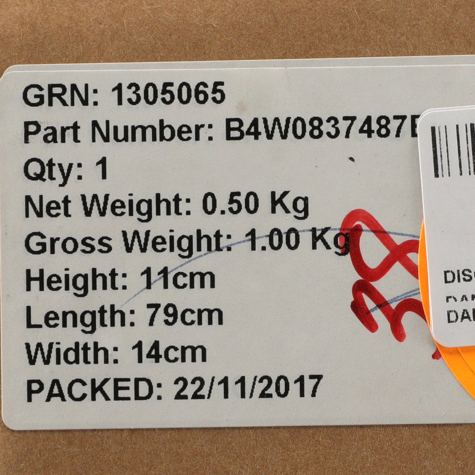 Genuine Bentley 2013+ Continental Glass Window Channel Guide B4W0837487B OEM NEW