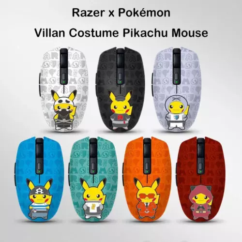 New Razer x Pokémon Villain Costume Pikachu Orochi V2 Wireless BT Gaming Mouse