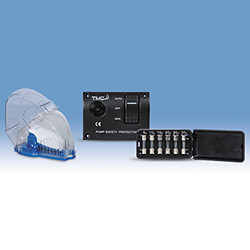 TMC Bilge Pump Float Switch & Control Kit. Fused Panel Switch & Fuses Panel.