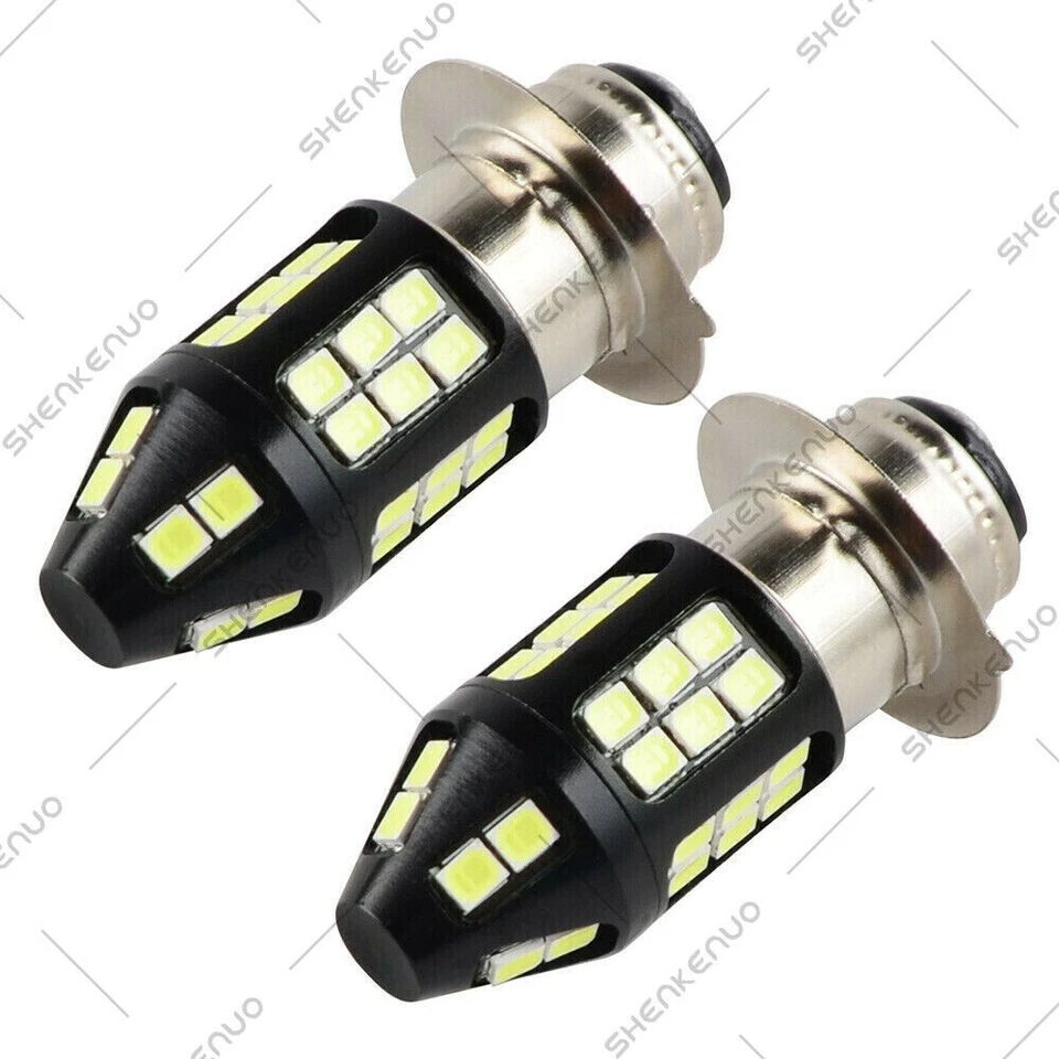 For Yamaha Rhino 450 660 700 Super White 100w H6M LED Headlight Bulbs 2pcs 6000K - Изображение 3 из 4