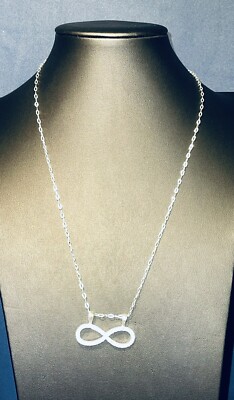 Collar Con Colgante Con Dije Infinito Regaló  Joya De Plata 9.25 hecho en taxco