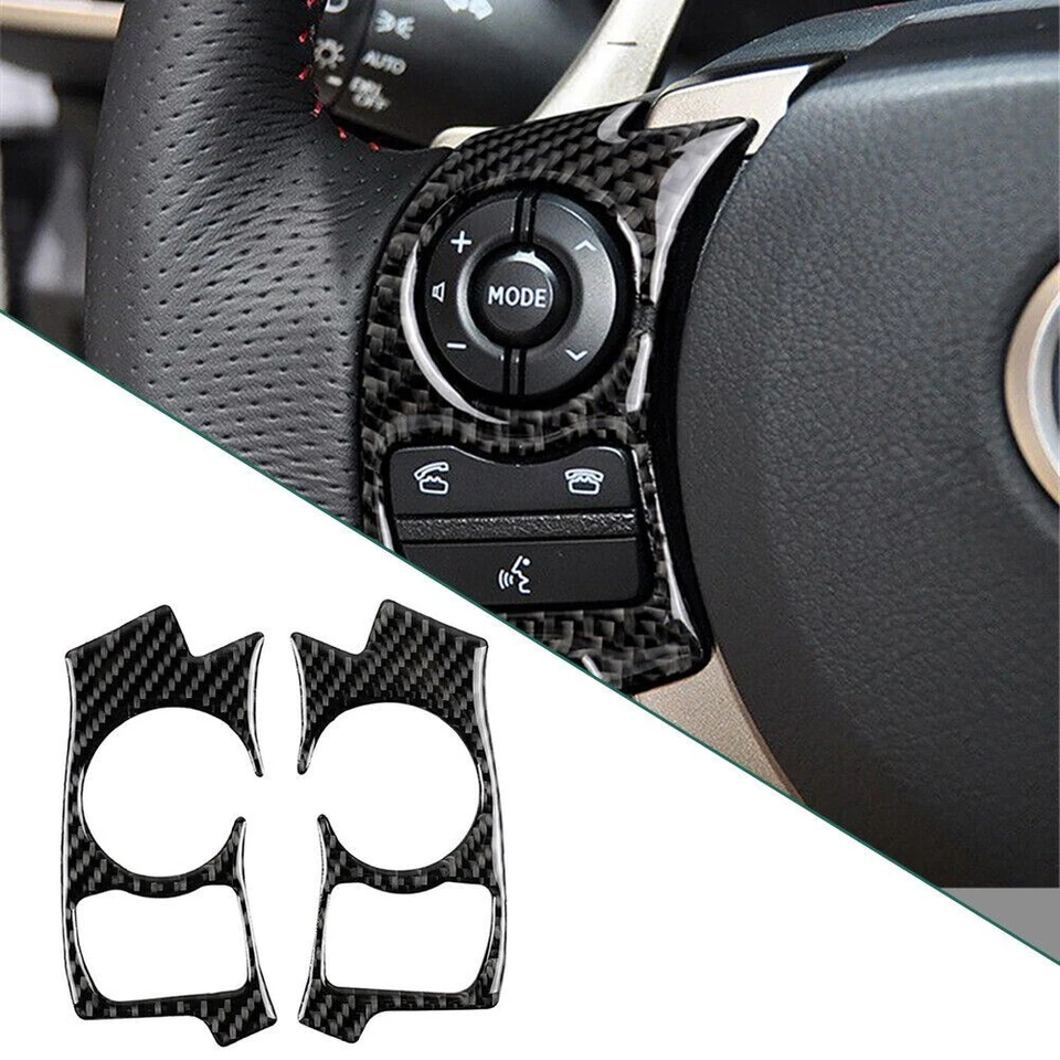 35Pcs Real Carbon Fiber Full Interior Kit Cover Trim For Lexus IS250 IS350 13-18 - Image 4 of 4