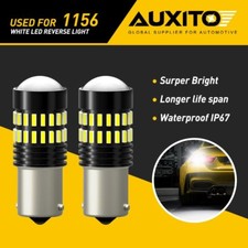 2x Auxito Bright Xenon 1156 White 48-smd Led Back Reverse Up Light Bulbs Lamps