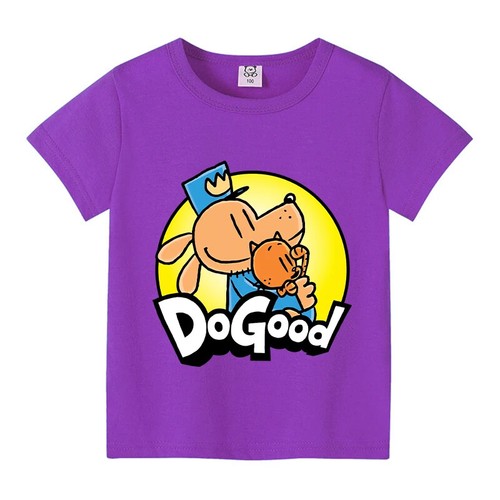 T-shirt cane uomo nuova maglietta casual maniche corte top vestiti bambini 2025 - Foto 39 di 44
