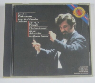 Vivaldi Saint Paul Chamber Orchestra Pinchas Zukerman The Four Seasons CD USED