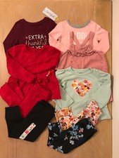 Carter's, Others, Infant Girls Clothing Lot of 9 4 New Size 18 Months