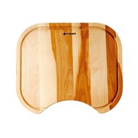 Holzschneidbrett FüR Pyramis SpüLen Mit Monoblock Becken 34X40 Cm / Schneidbr...
