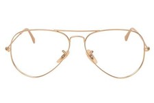 Ray-Ban RB3025 Classic Aviator Sunglasses Matte Gold/Beige 58-14 Frame Only