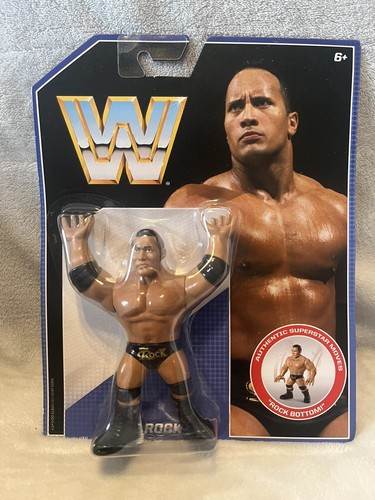 WWE Mattel Retro Series 2 THE ROCK Sealed On Card ...