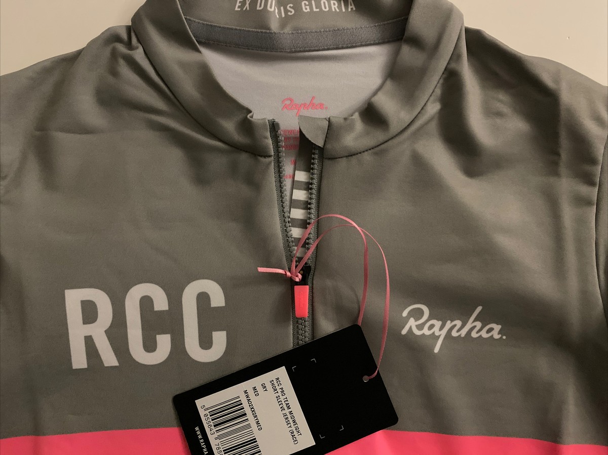 Rapha RCC PRO TEAM SS Midweight Race Jersey Grey BNWT Size M