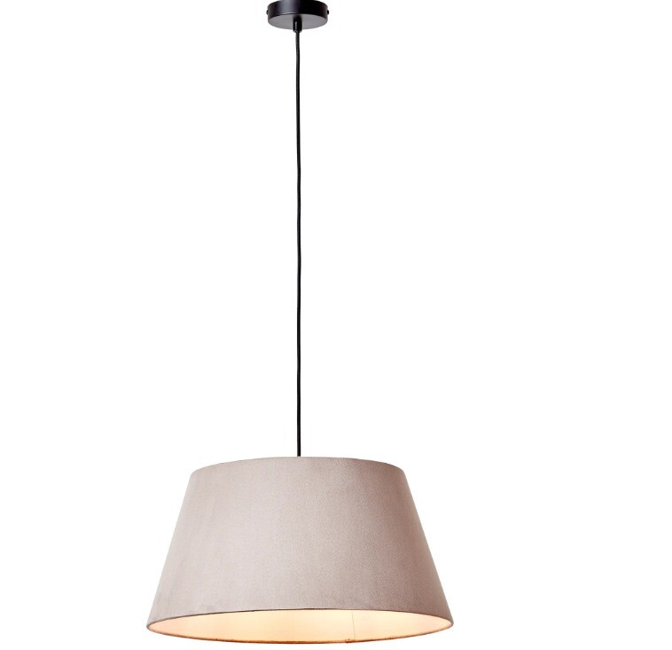 Настенный светильник Brilliant Pendelleuchte E27 Brok Textilen Metall темно-серый 50 x 50 x 1 23890₽
