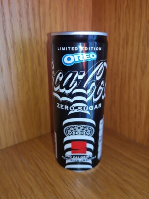 Coca Cola Zero Oreo limited edition Coca-Cola Czech press EMPTY can ONLY 1000pcs
