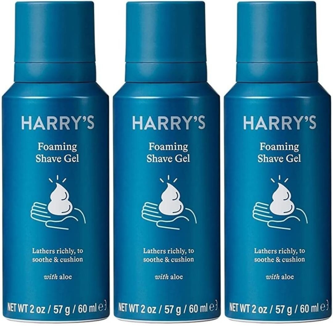 Harry's Foaming Shave Gel 60ml x 3 eBay