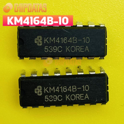 10PCS New KM4164B-10 64K X 1 BIT DYNAMIC RAM WITH PAGE MODE DIP16