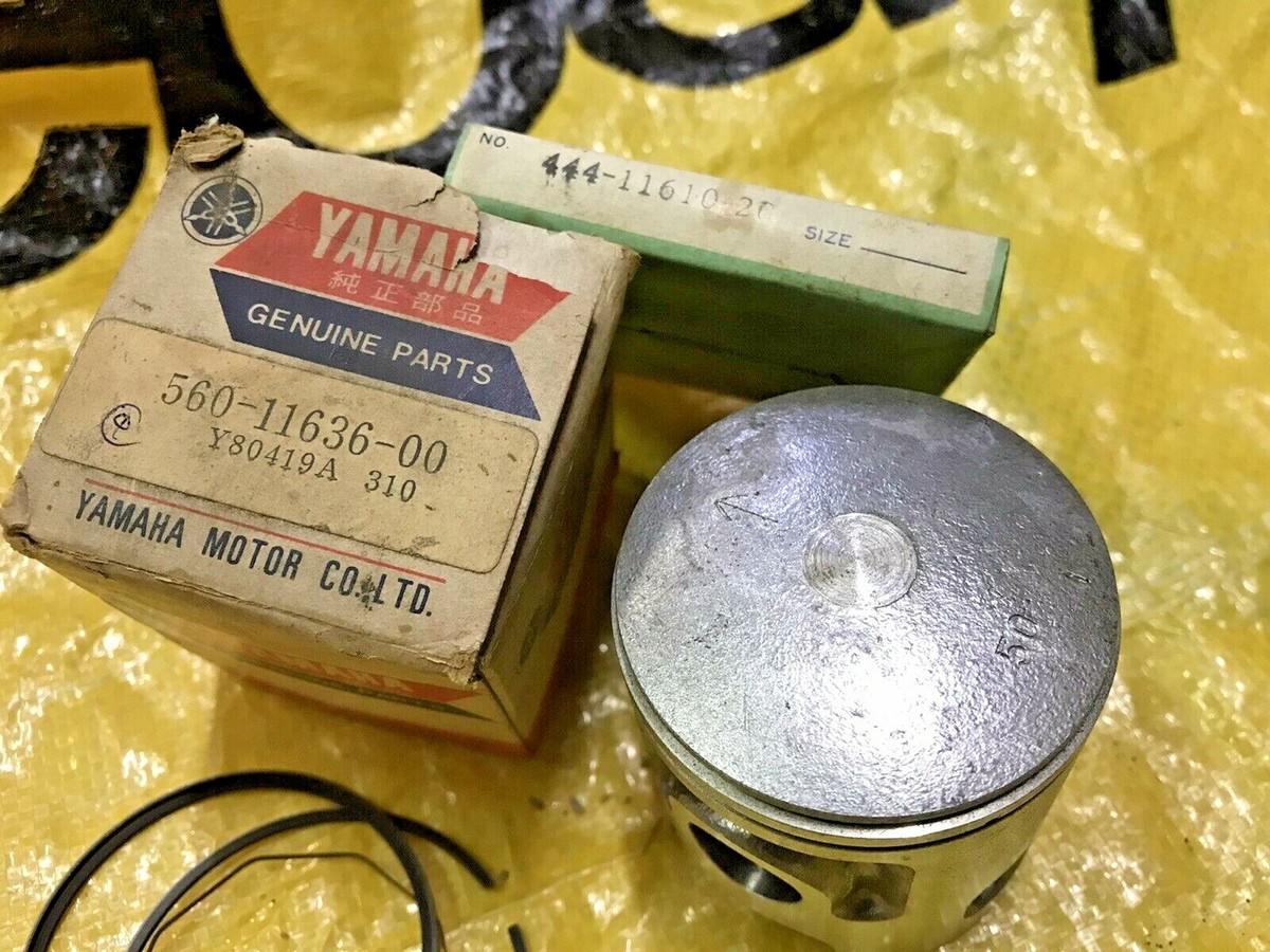 最高級のスーパー DT125 76 Yamaha DT125C 560 Genuine NOS 0.50 Piston&Ring アクセサリー