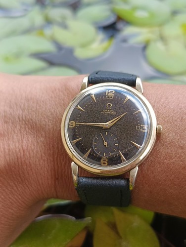 Omega Ref 2398-2 cal 332 signed Wadsworth (tropical dial Very rare)