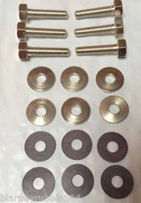 Harley Gas Fuel Tank Top Mounting Kit JD VL Single 1918-36 OEM# 3532-18 Nickel