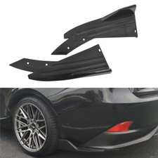 For Honda Accord 2002-up Glossy Black Rear Bumper Diffuser Splitter Spoiler