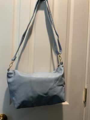 steve madden light blue purse