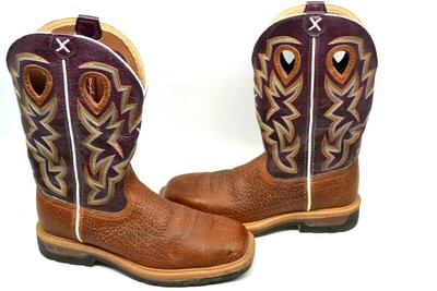 twisted x pull on work boots
