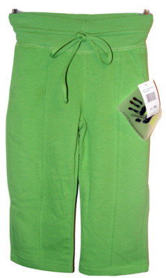 Norma Kamali Everlast Capri shorts pants New Kelly Green