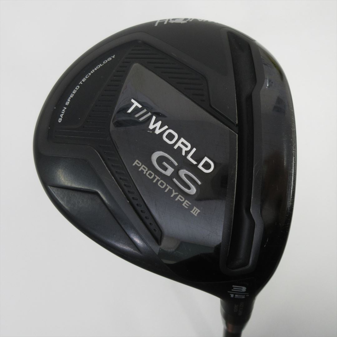 HONMA T//WORLD GS PROTOTYPE III 3w 15° HONMA Fairway TOUR WORLD GS PROTOTYPE 3 3W 15° Stiff VIZARD