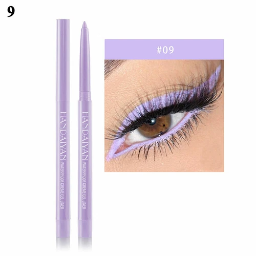 Matita eyeliner colorata 24 ore liquido alto pigmento lunga durata eye liner penna gel - Foto 56 di 110