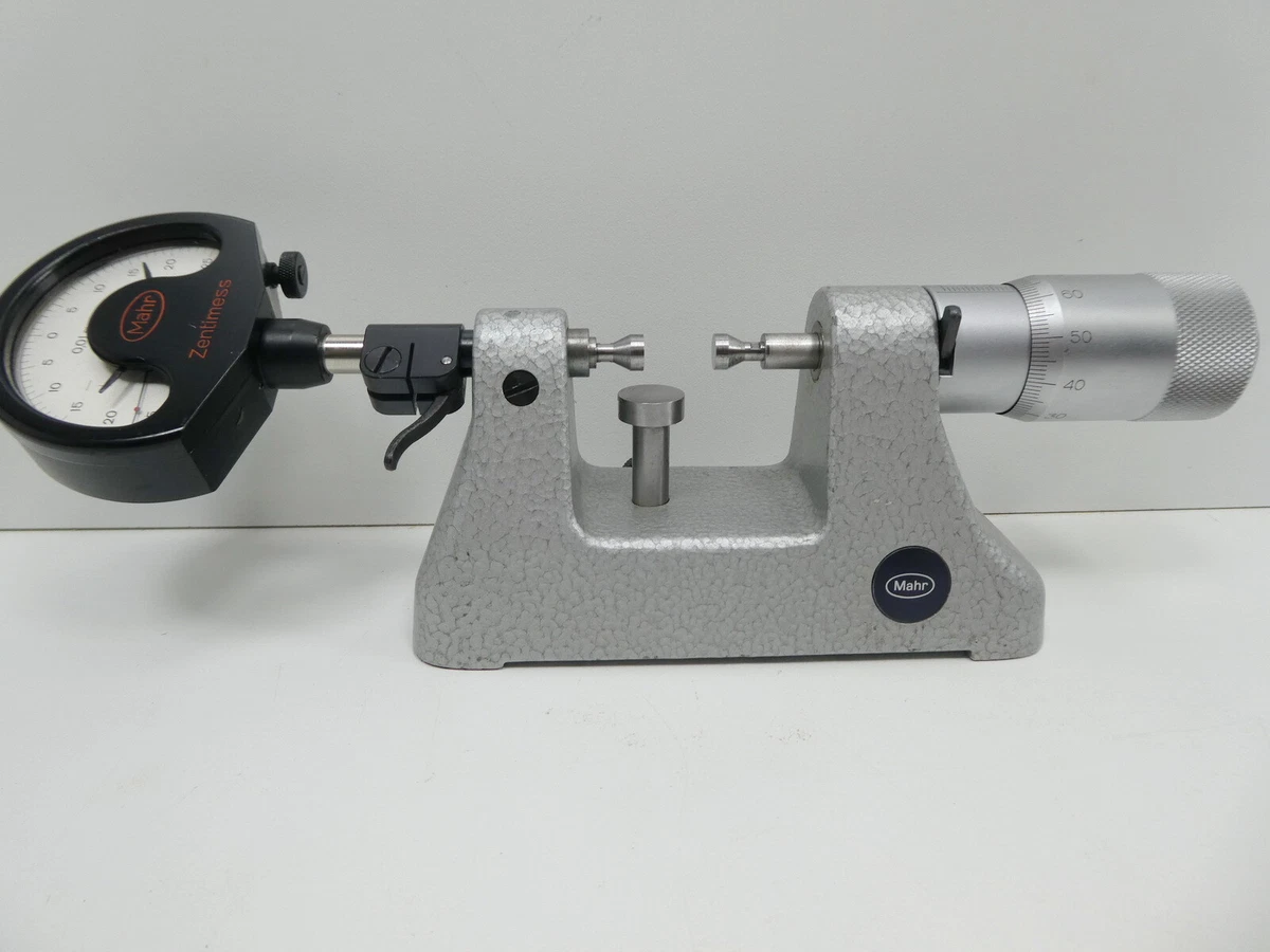 MAHR Bench Micrometer Watchmakers Uhrmacher Standmikrometer