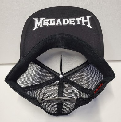 Black Death Gothic Industrial Thrash Metal Skull Bones 3Prints Trucker Adjust 