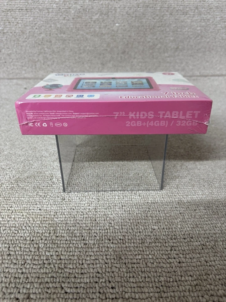 Contixo Kids Tablet V8, 7-inch HD, Ages 3-7, Toddler Tablet.  Pink - Image 3 of 4