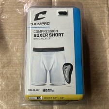 Champro Men's Compression Boxer Short With Cup ADULT MEDIUM