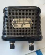 Weston Elec. RESISTOR TYPE 5-2 MAX VOLTS 10000 MODEL 301 VINTAGE