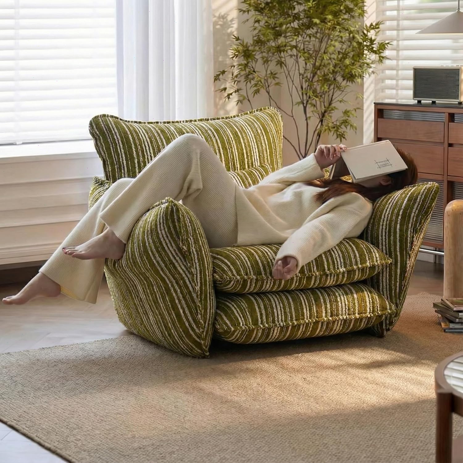 With Lumbar Pillow For Living Room Bedroom