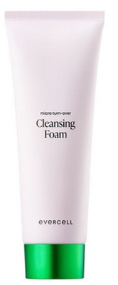 Evercell Micro Turnover Cleansing Foam 120ml Facial Cleanser Deep Clean K-Beauty